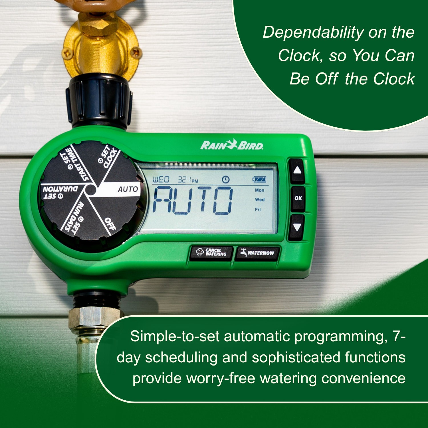 slide 2 of 6, Rain Bird 1 Output Port Adjustable Digital hose end timer, 1 ct