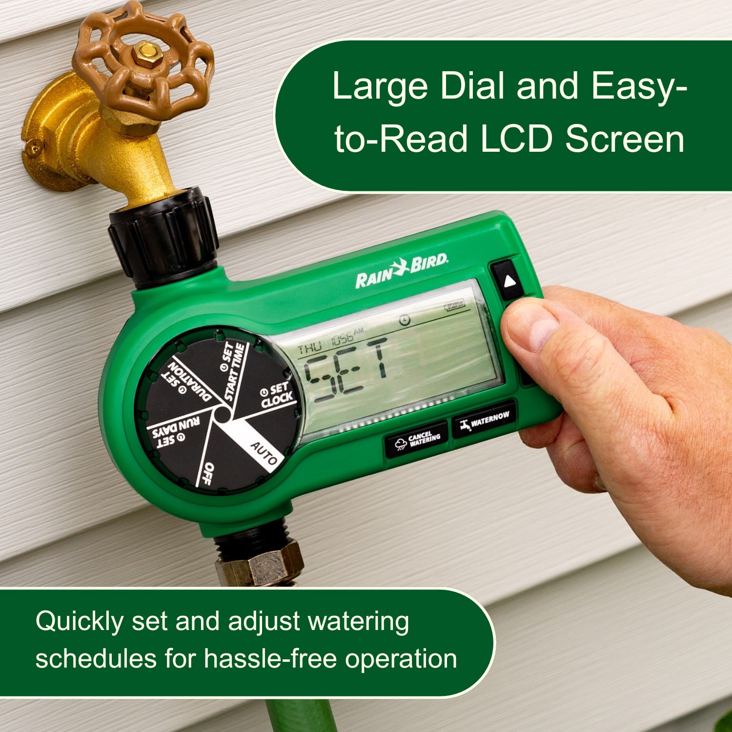slide 6 of 6, Rain Bird 1 Output Port Adjustable Digital hose end timer, 1 ct