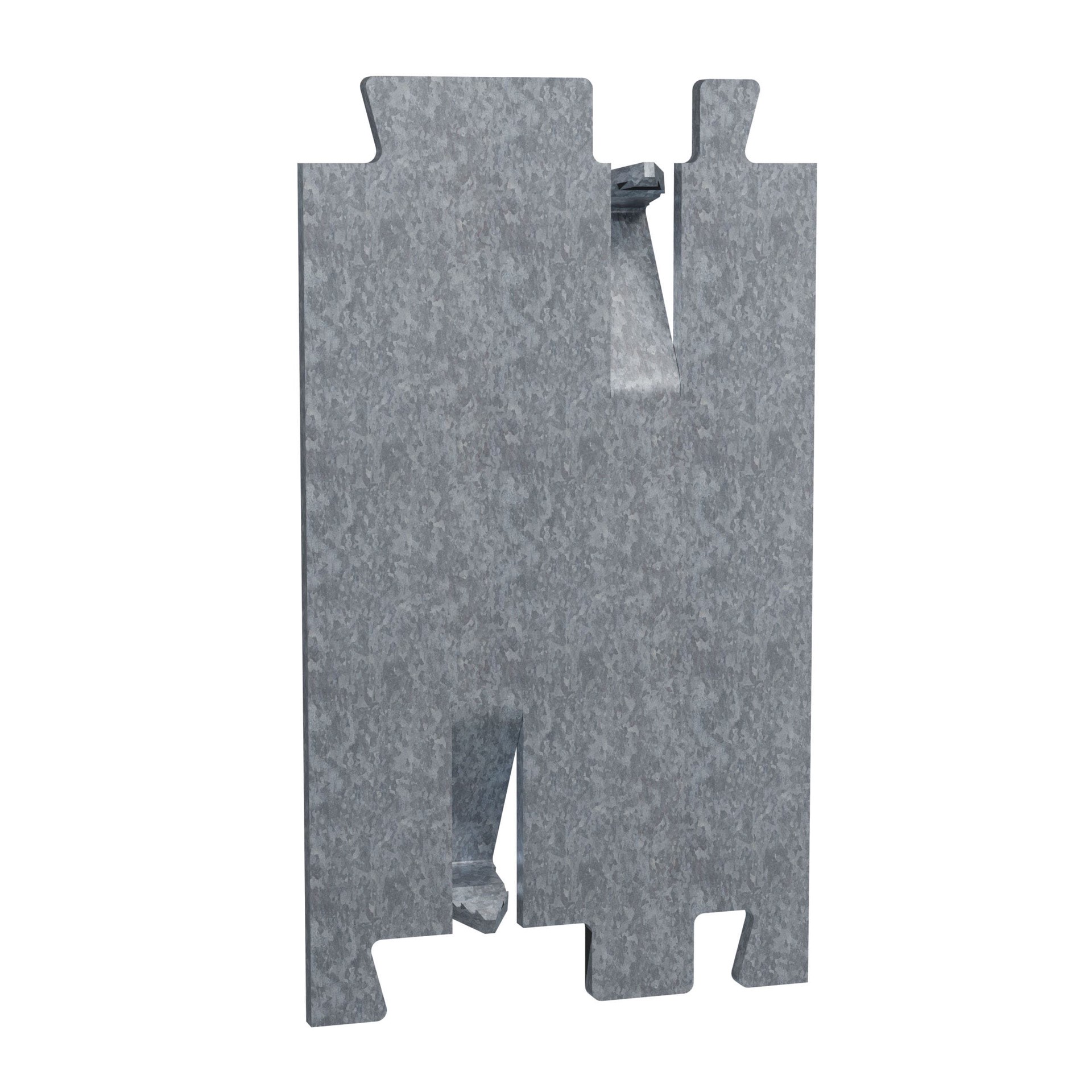 slide 3 of 3, Hubbell PUZZLE-PLATE 2-5/8-in x 1-1/2-in Galvanized Nail plates 100 -Pack, 1 ct
