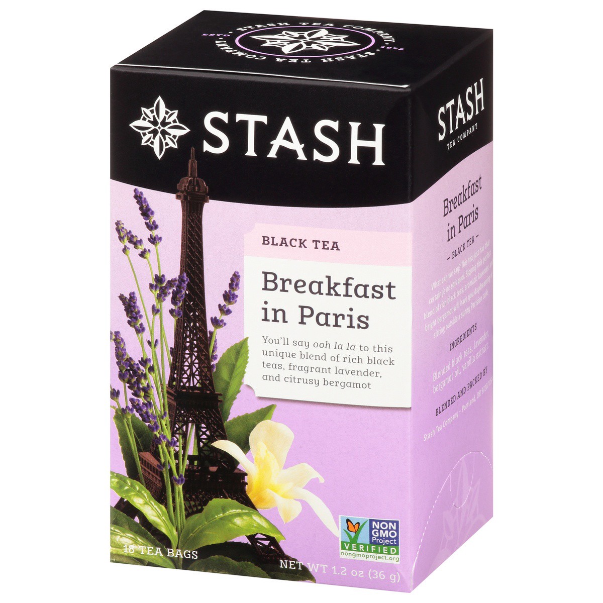 slide 3 of 9, Stash Tea Bags Breakfast in Paris Black Tea 18 ea, 18 ct