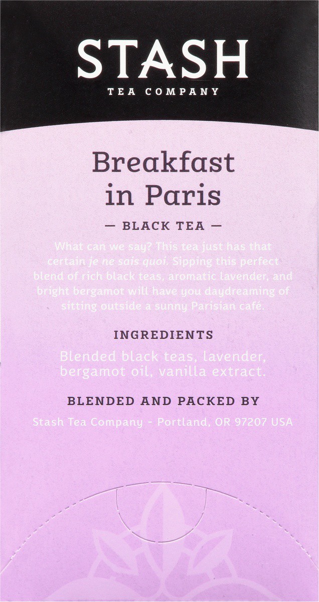 slide 8 of 9, Stash Tea Bags Breakfast in Paris Black Tea 18 ea, 18 ct