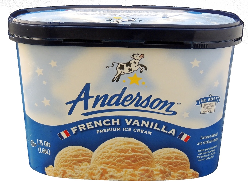slide 1 of 1, AE Dairy French Vanilla Ice Cream, 1.75 qt