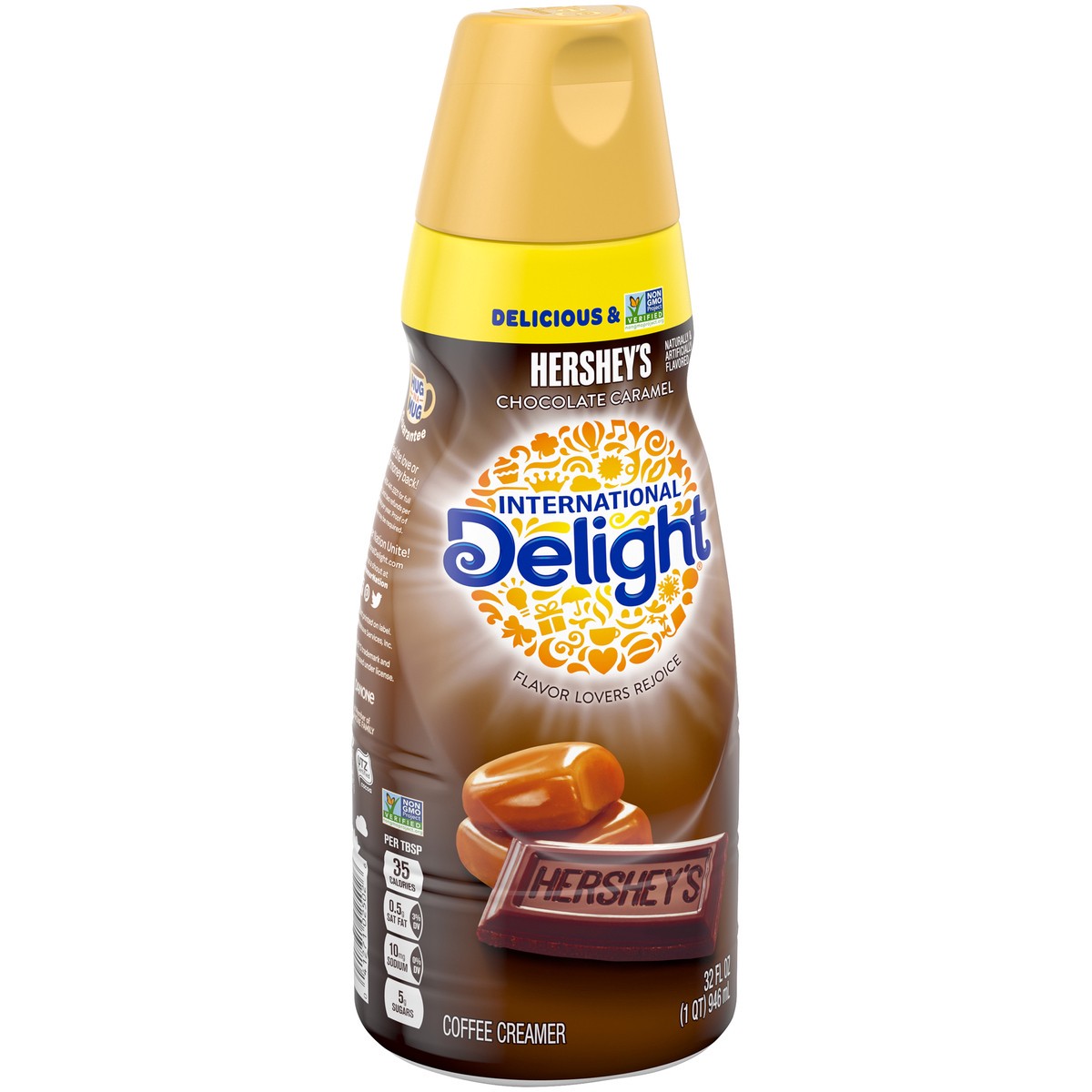 International Delight HERSHEYS Chocolate Caramel Coffee Creamer 32 fl ...