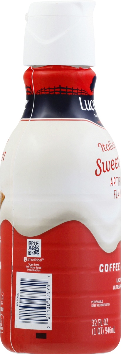 slide 7 of 9, Lucerne Dairy Farms Italian Sweet Cream 100% Lactose Free Coffee Creamer, 