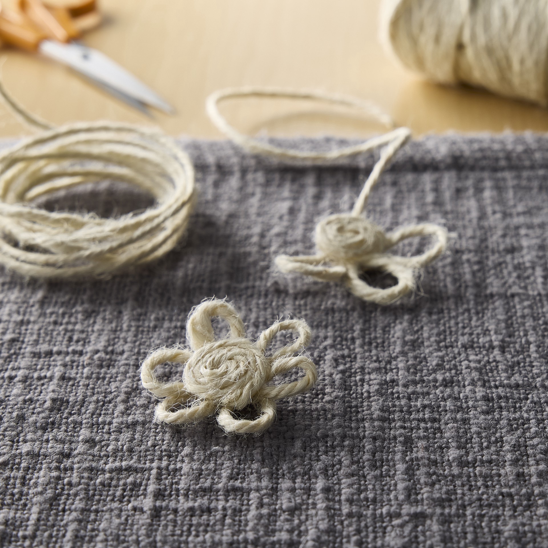 slide 3 of 3, 3mm Ivory Jute Twine By Ashland, 3 mm