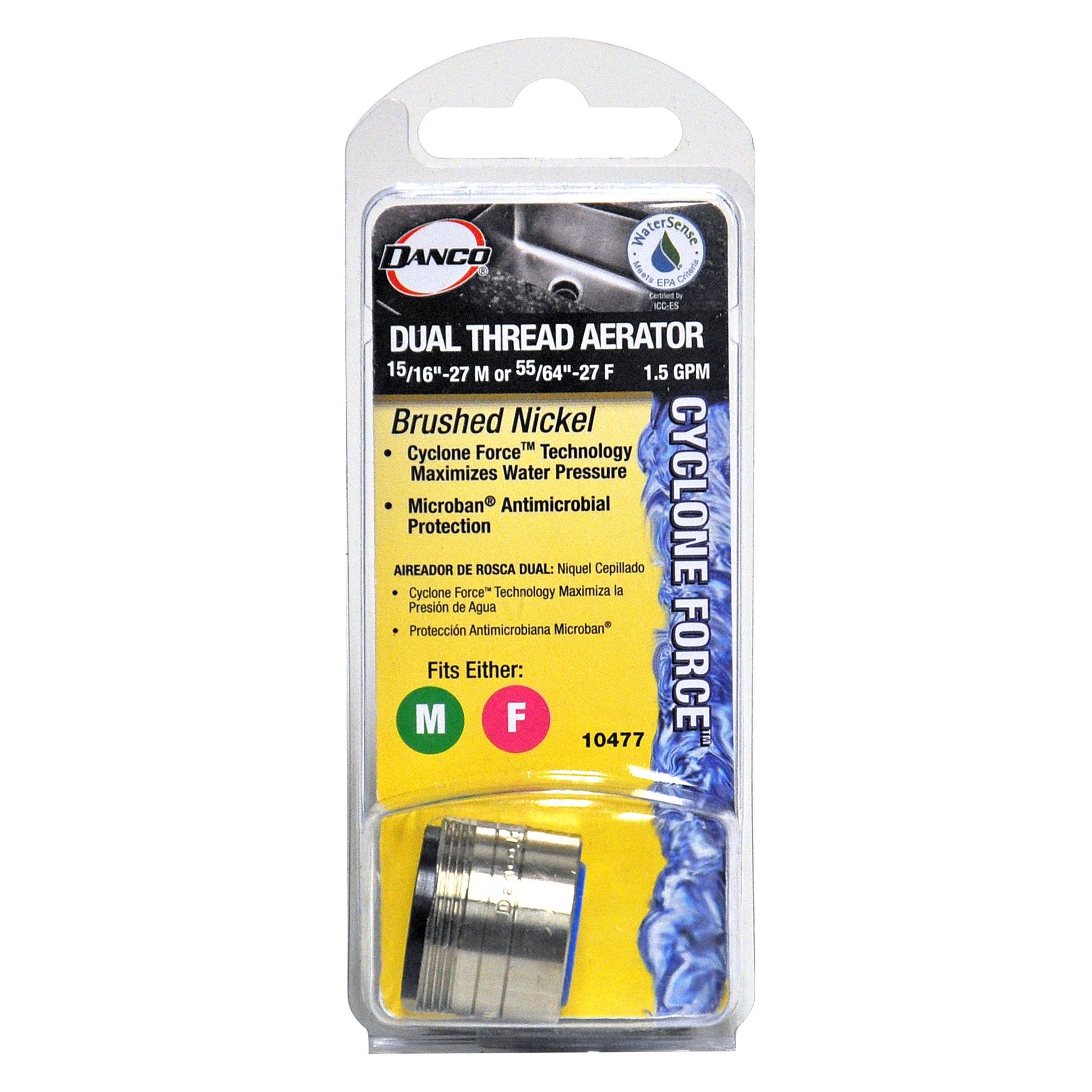 slide 3 of 3, Danco 15/16 x 27 Dual Standard Aerator, 1 ct