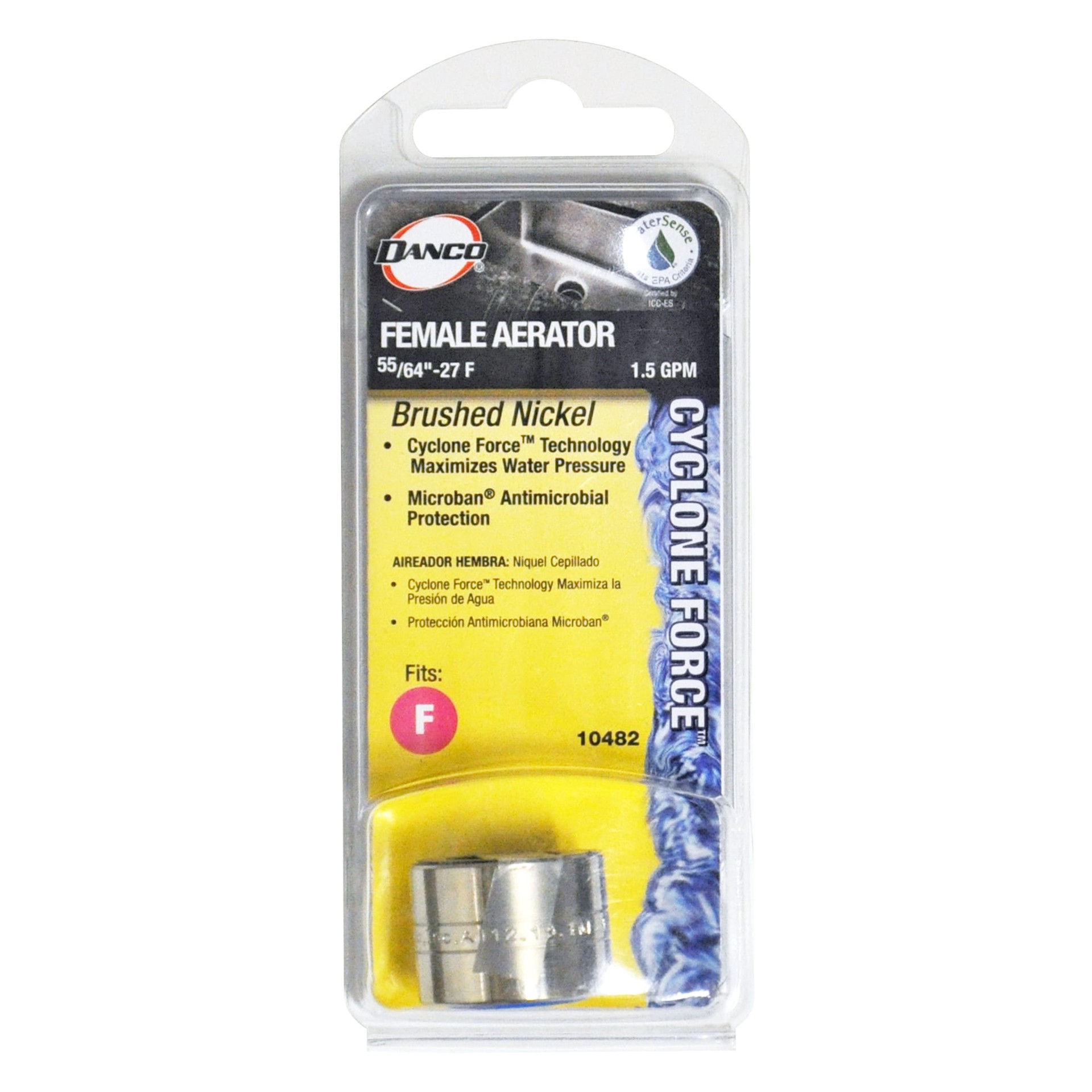 slide 3 of 3, Danco 55/64-in-27F Female Standard Aerator, 1 ct