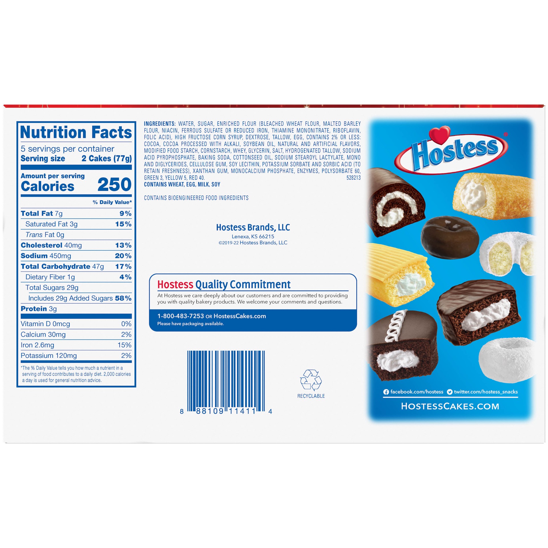 slide 2 of 5, Hostess Multi Pack Merry Mint Twinkie, 13.58 oz