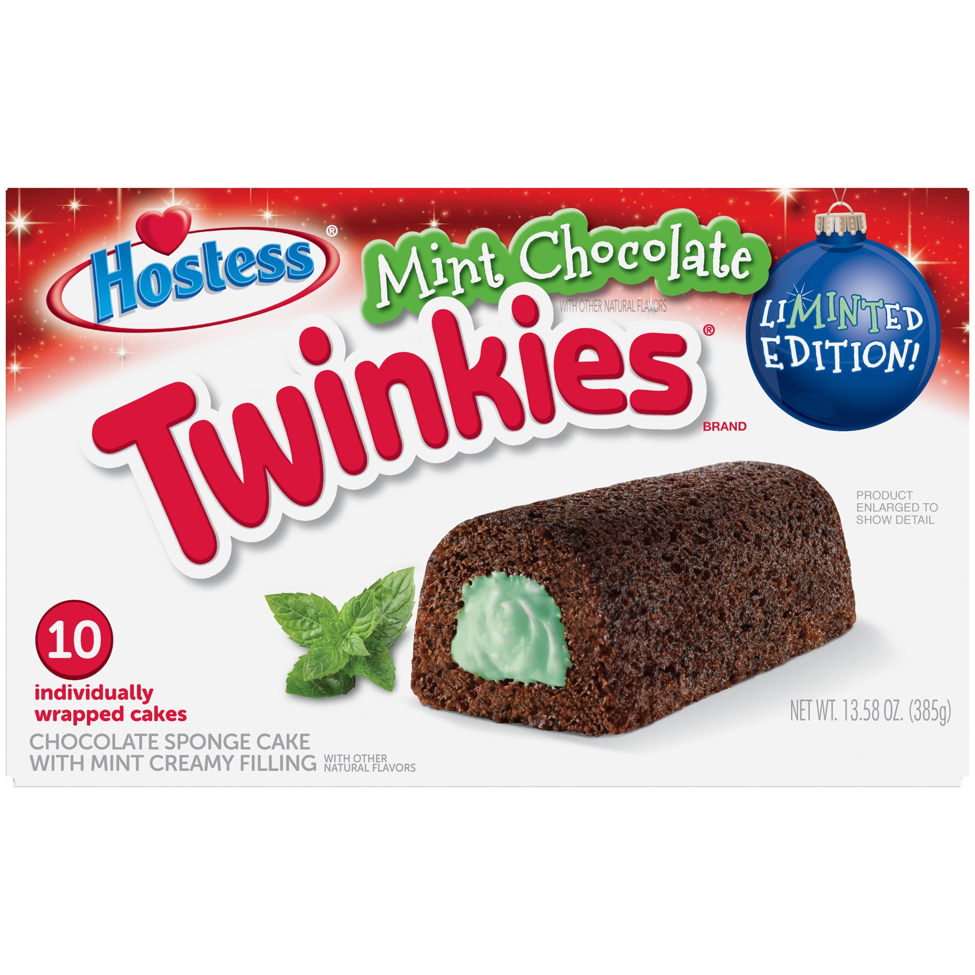 slide 1 of 5, Hostess Multi Pack Merry Mint Twinkie, 13.58 oz