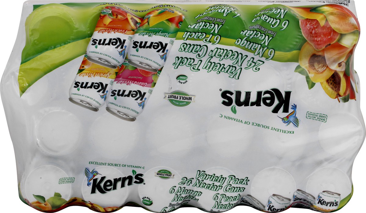 slide 9 of 12, Kern's Variety Pack Fruit Nectar 24 ea, 24 ct