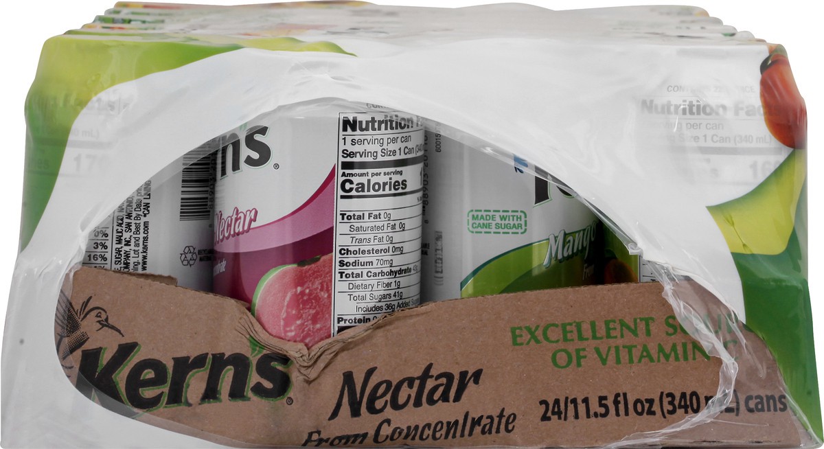 slide 8 of 12, Kern's Variety Pack Fruit Nectar 24 ea, 24 ct