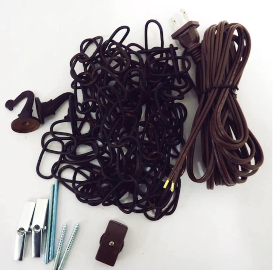 slide 4 of 5, Project Source 2 -Hook Bronze Metal Swag Light Kit with Chain, 1 ct