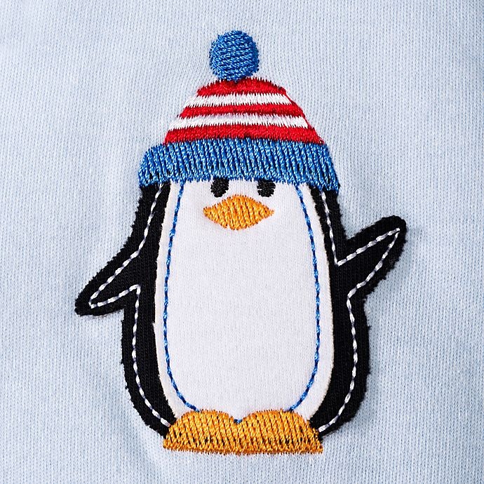 slide 3 of 3, HALO SleepSack Medium Winter Weight Wearable Blanket - Blue Penguin, 1 ct