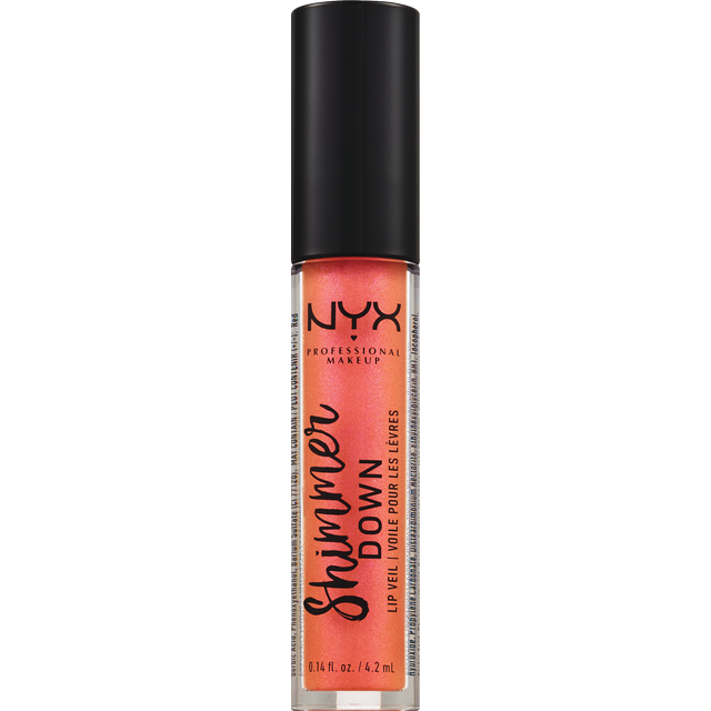 slide 1 of 1, NYX Professional Makeup Shimmer Down Lip Veil Peach Of My Heart, 1 ct