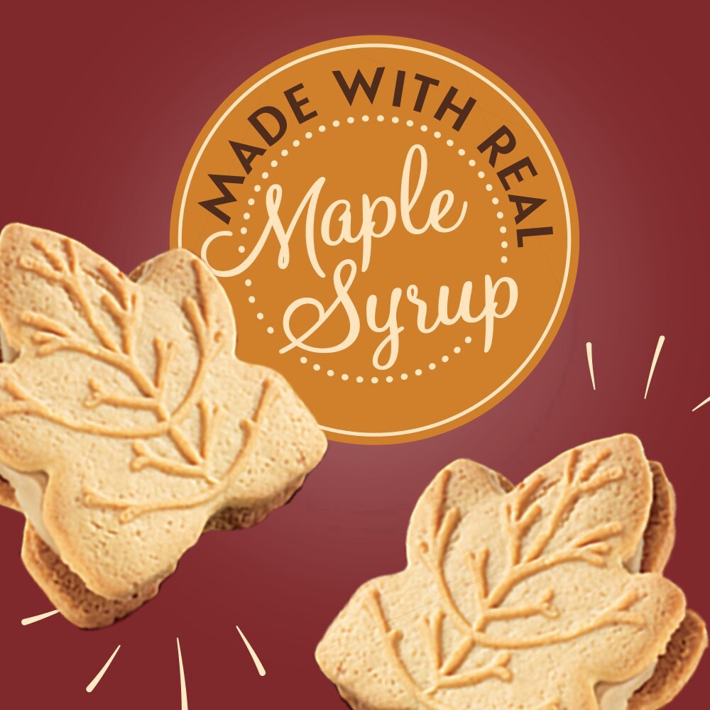 slide 4 of 4, Kroger Maple Creme Sandwich Cookies, 12.3 oz