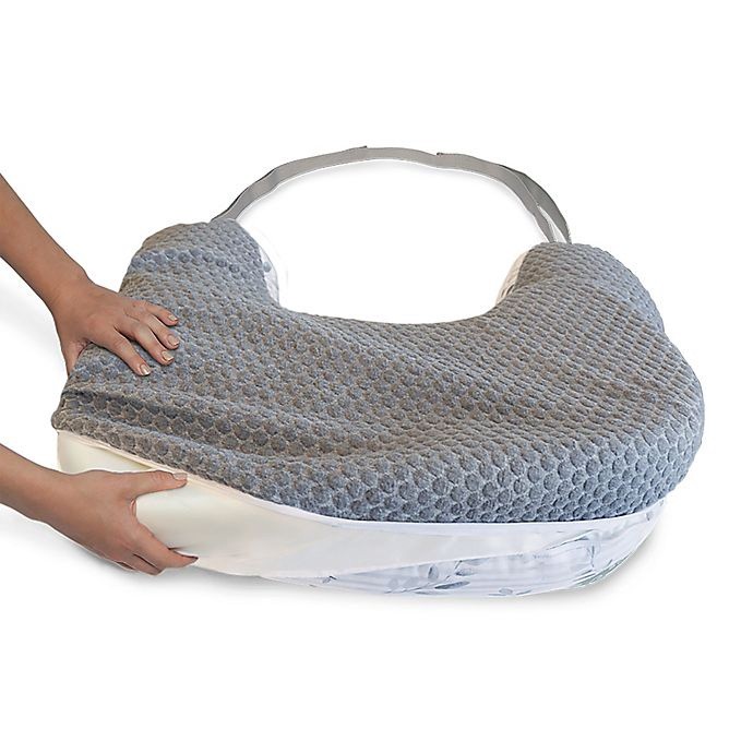 slide 5 of 7, Boppy Best Latch 0-12m Feeding Gray Nursing Pillow 1 ea, 1 ct