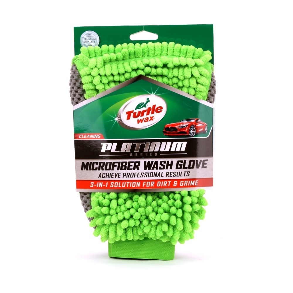 slide 1 of 1, Turtle Wax Platinum 3-In-1 Car Wash Mitt - Green, 1 ct