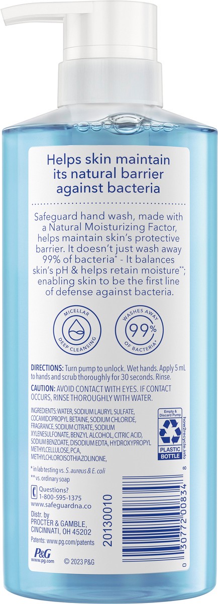 slide 3 of 3, Safeguard Hand Wash Ocean Breeze, 15.5 oz, 15.5 oz