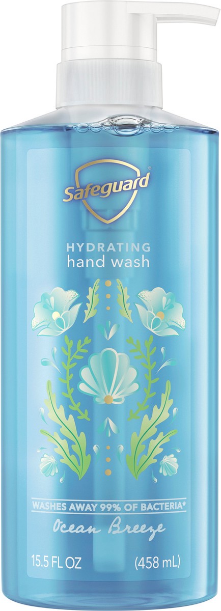 slide 2 of 3, Safeguard Hand Wash Ocean Breeze, 15.5 oz, 15.5 oz