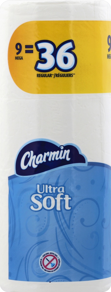 slide 3 of 5, Charmin Bathroom Tissue 9 ea, 9 ct