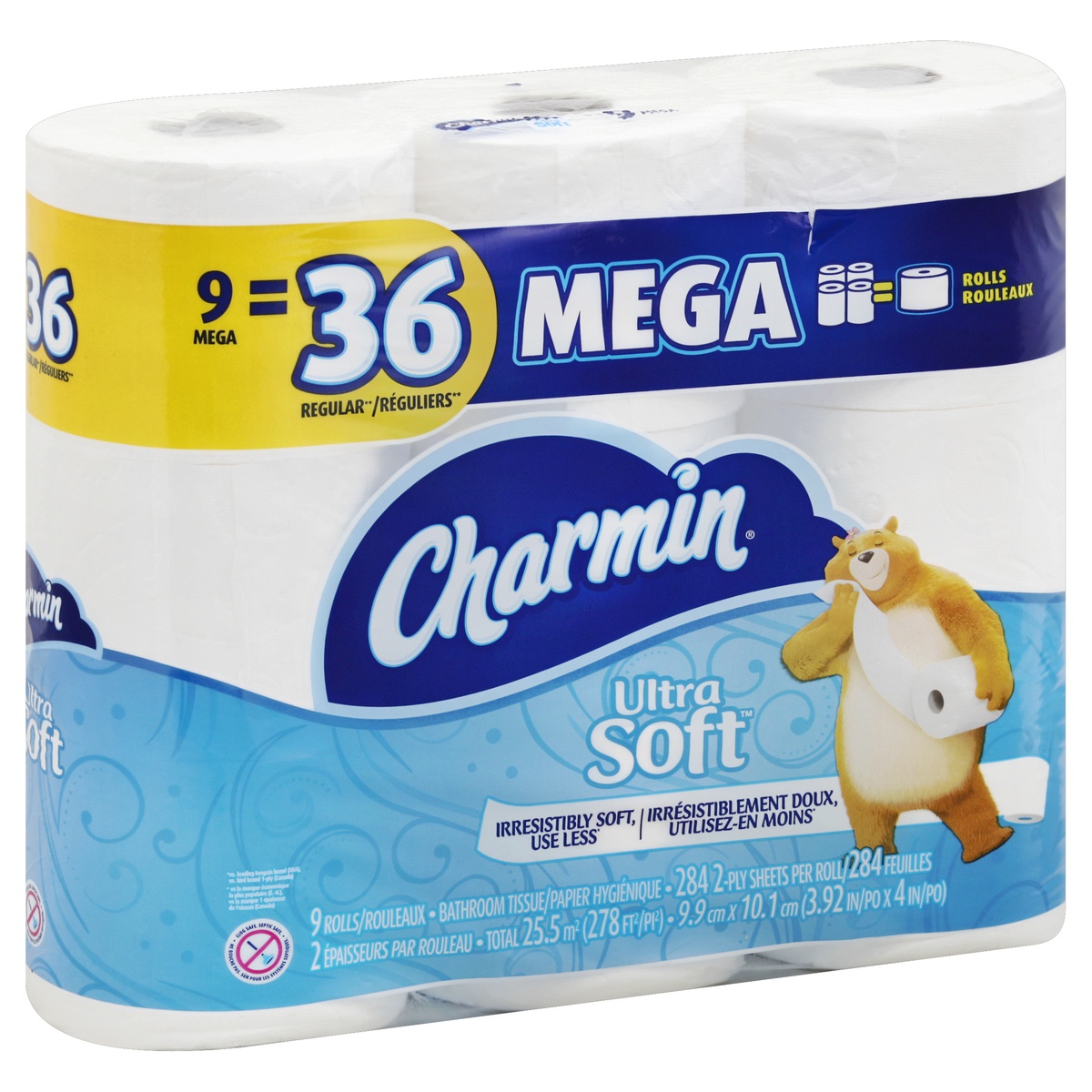 slide 5 of 5, Charmin Bathroom Tissue 9 ea, 9 ct