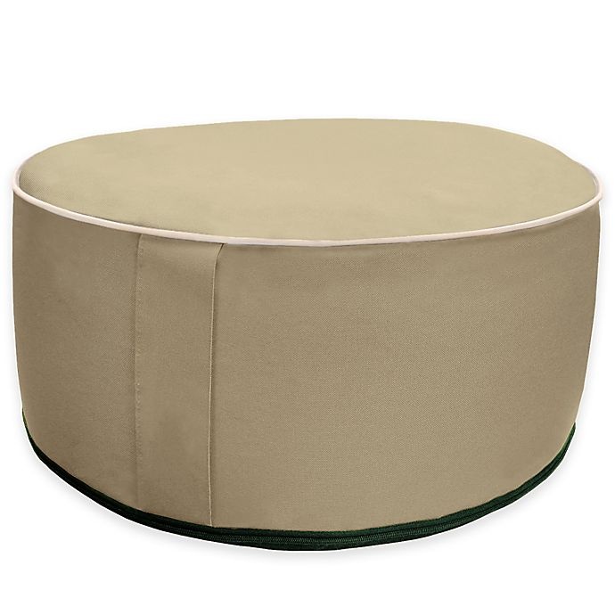 slide 1 of 1, Splash'n Dash Inflatable Pouf Ottoman - Natural, 1 ct