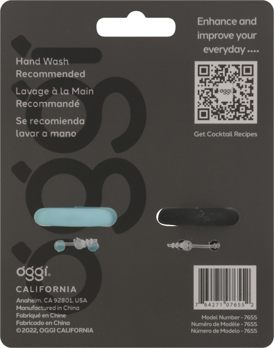 slide 9 of 11, Oggi Barware Silicone Bottle Stoppers 1 ea, 1 ct