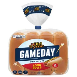 Schmidt's Old Tyme Gameday Premium Long Rolls, 8 Count