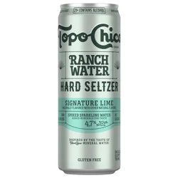 Topo Chico Ranch Water Signature Lime Hard Seltzer 24 fl oz