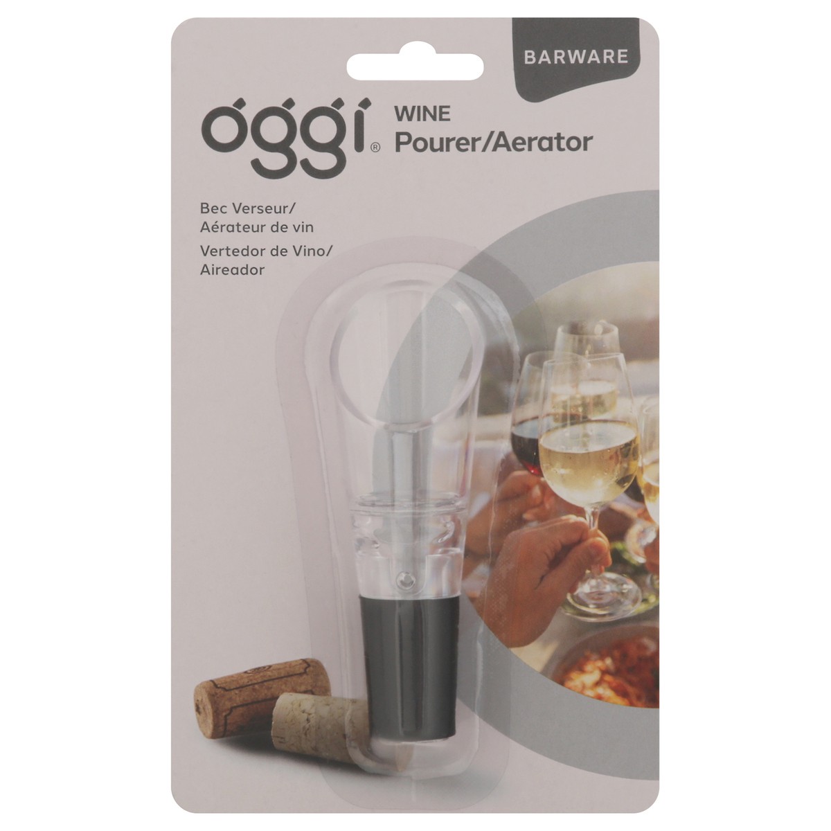 slide 1 of 11, Oggi Barware Wine Pourer 1 ea, 1 ct