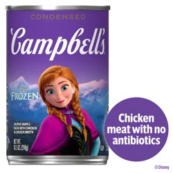 Campbell's Condensed Kids Soup, Disney Frozen Souper Shapes Pasta, 10.5 oz Can