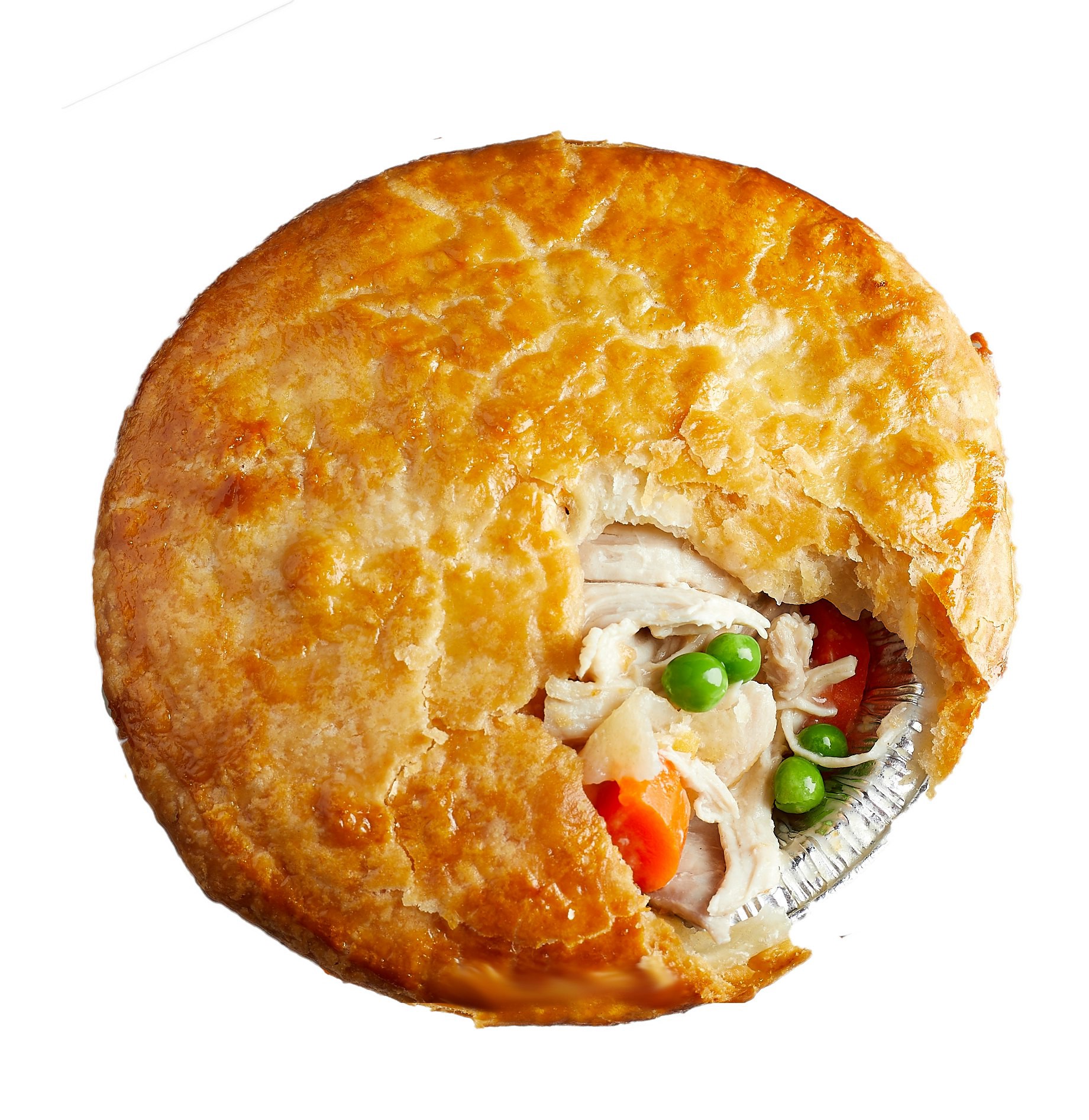 slide 1 of 1, Market District Cold Chicken Pot Pie, 12 oz