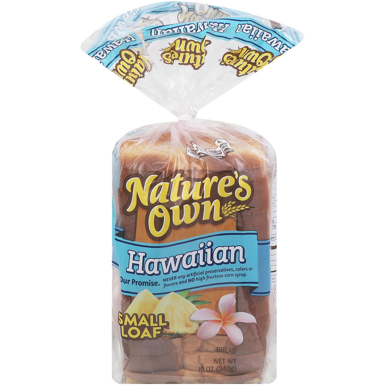 slide 1 of 6, Nature's Own Hawaiian, Small Loaf Size, Sliced Hawaiian Bread, 12 oz Loaf, 12 oz