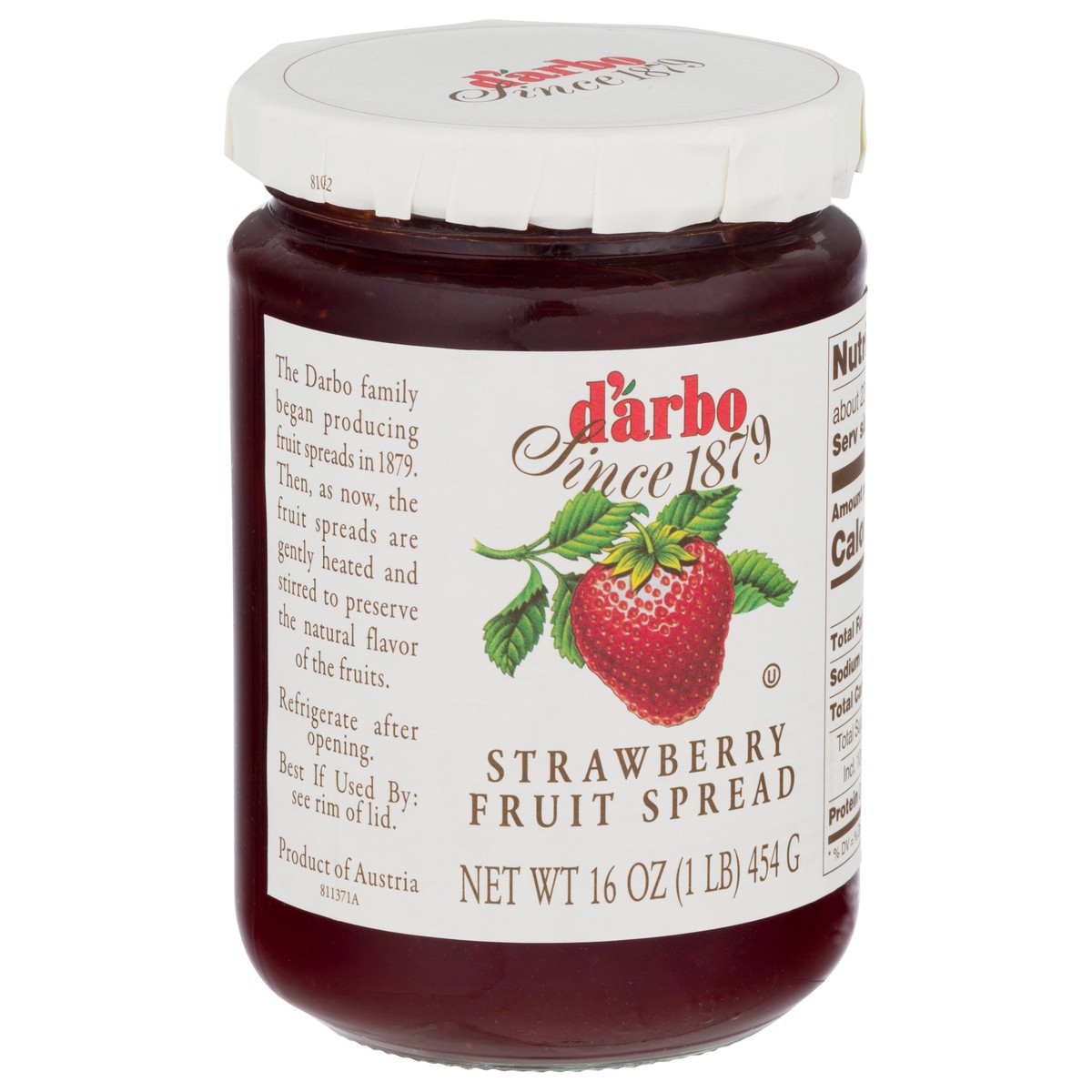 slide 3 of 12, d'Arbo D'arbo Strawberry Fruit Spread, 16 oz