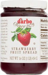 D'arbo Strawberry Fruit Spread 16 oz