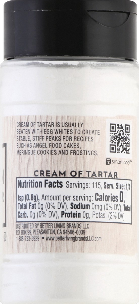 slide 4 of 7, Signature Select Cream of Tartar 3.25 oz, 3.25 oz