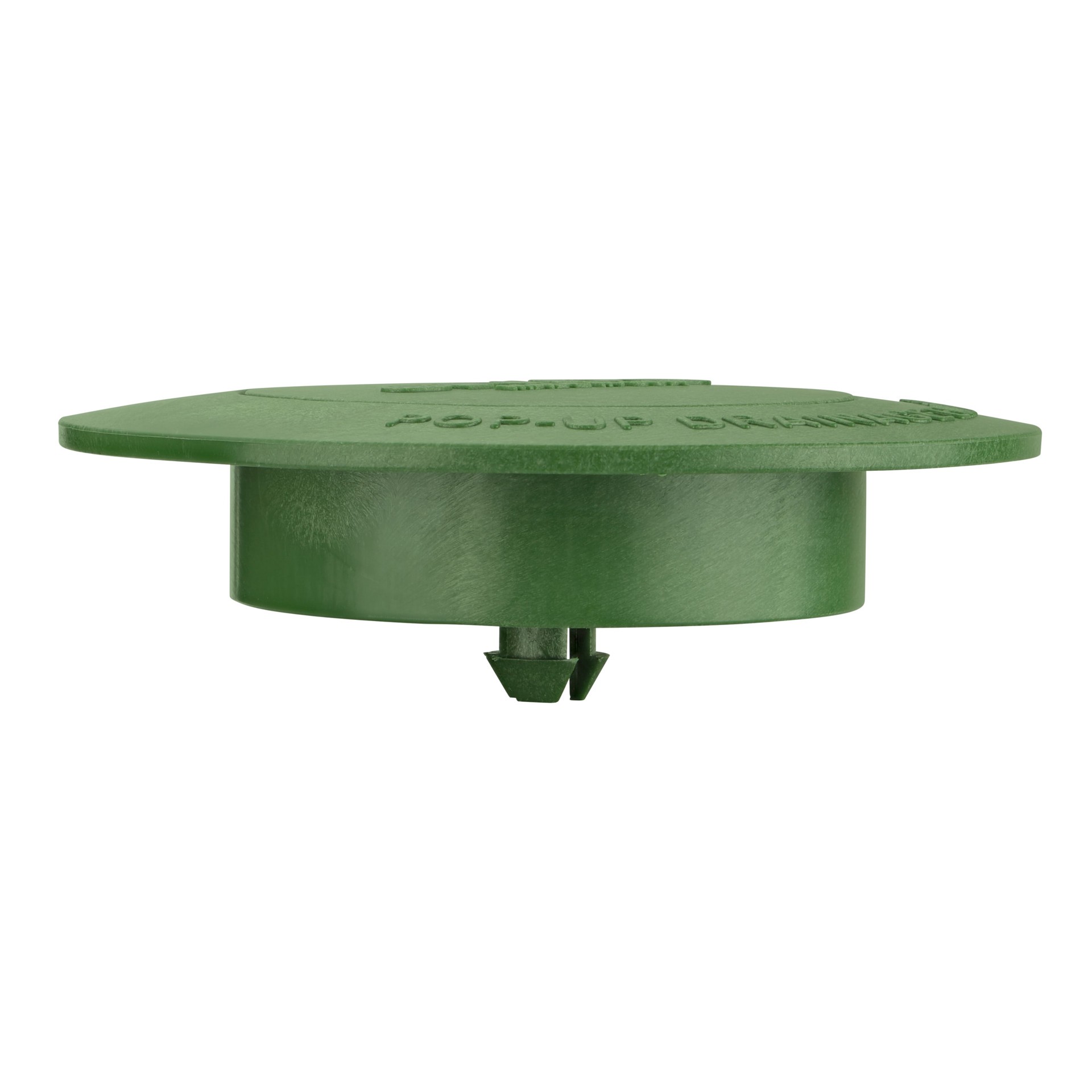 slide 6 of 6, NDS Round Pop-Up Drainage Emitter with Elbow for 6-in Drain Pipes, Green Plastic, 1 ct