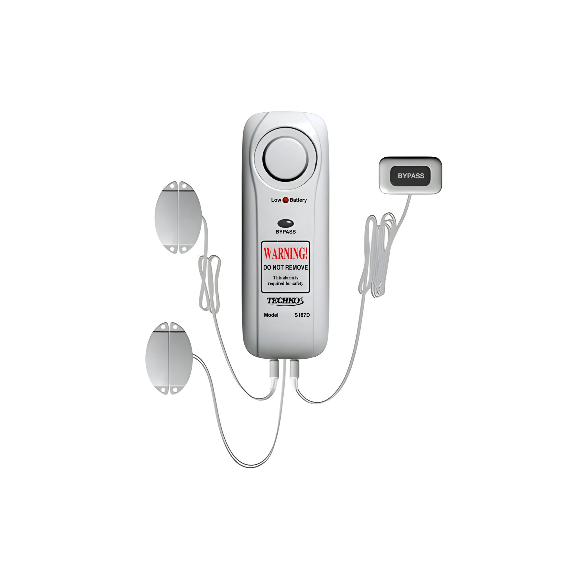 slide 1 of 6, TECHKO Pool entry gate alarm, 1 ct
