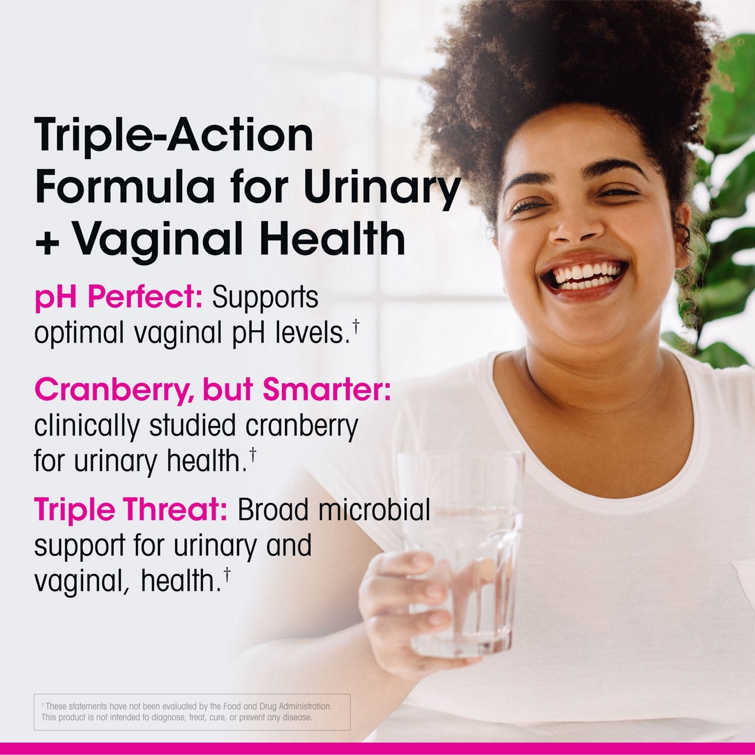 slide 5 of 7, Vh Essentials Probiotics With Prebiotics And Cranberry Feminine Health Supplement - 60 Capsules, 60 ct