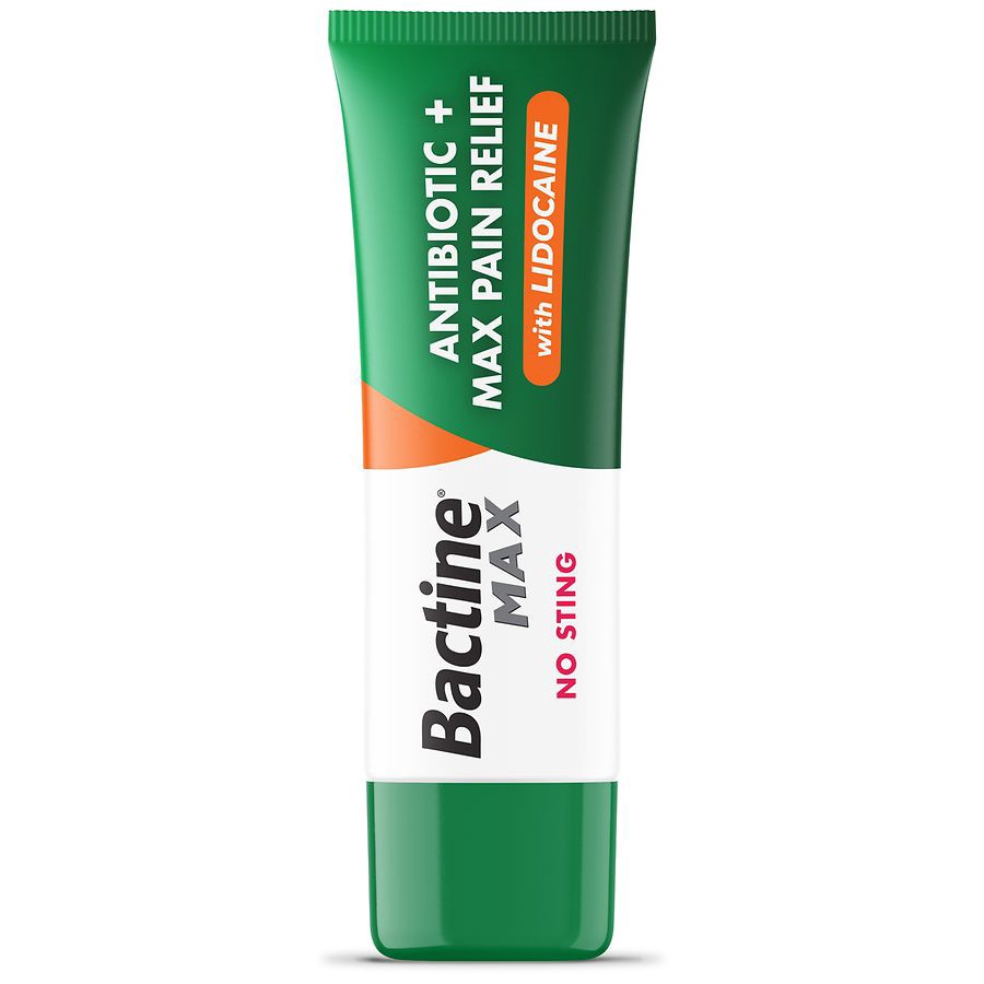 slide 3 of 3, Bactine Max Antibiotic + Pain Relieving Ointment+Lidocaine, 0.5 oz