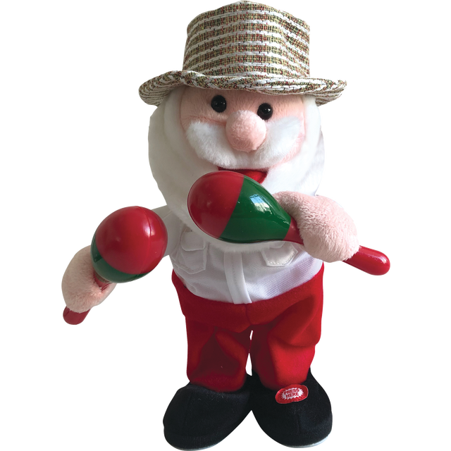 slide 1 of 1, Dancing Musical Cuban Santa, 1 ct