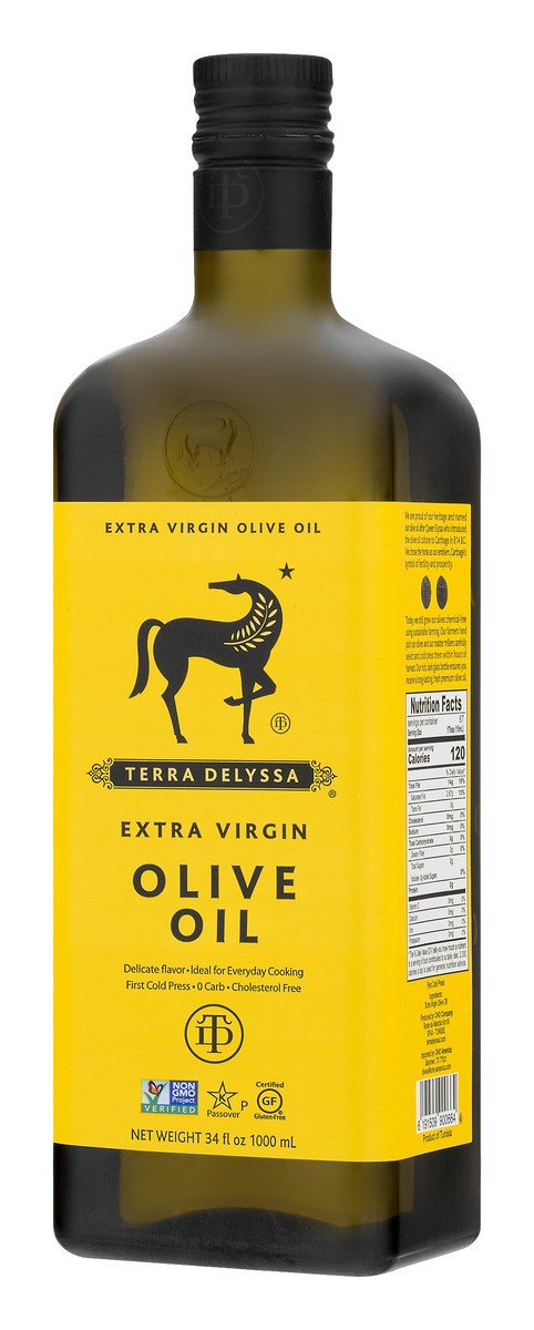 slide 8 of 11, Terra Delyssa Premium Extra Virgin Smooth Flavor Olive Oil 34 fl oz, 34 fl oz