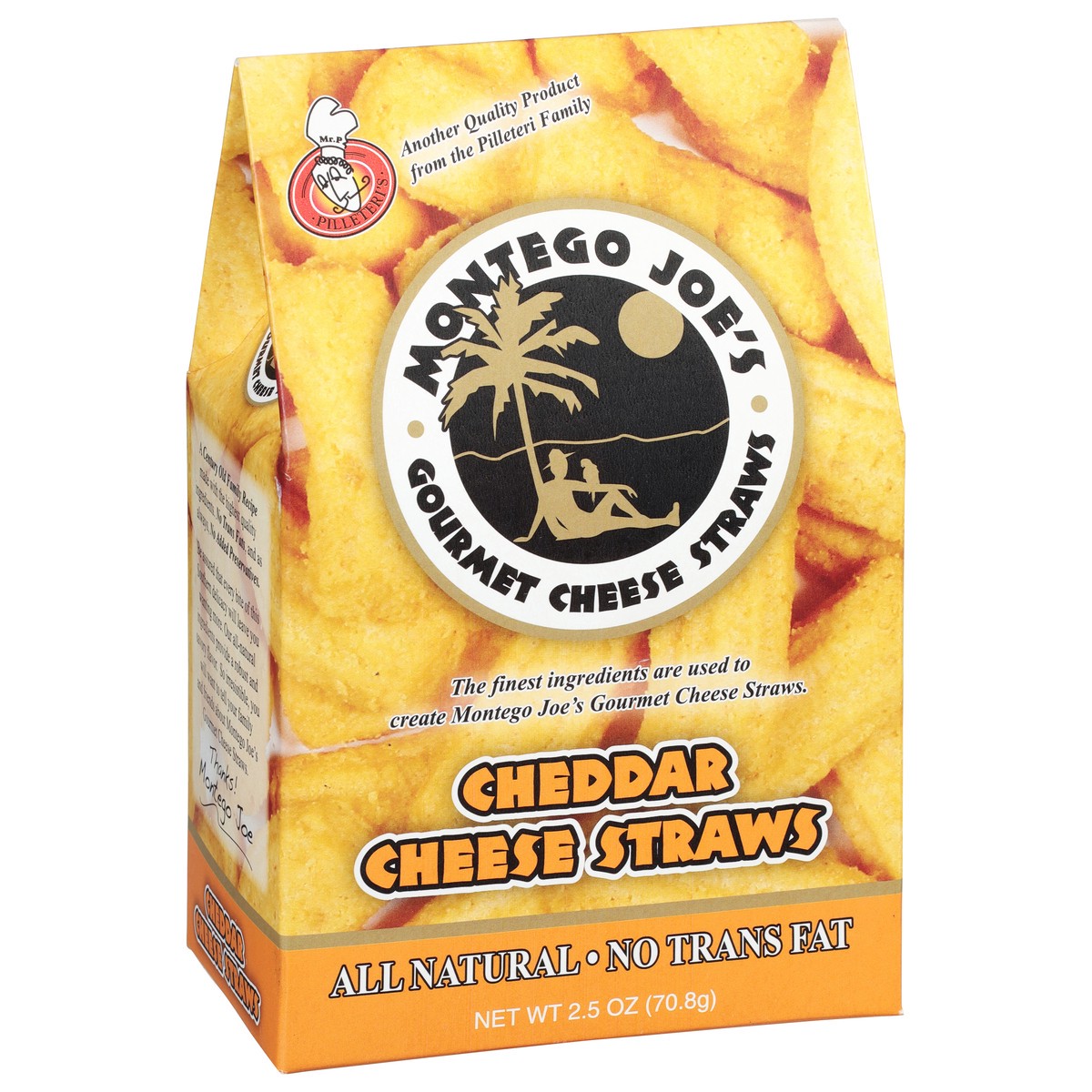 slide 2 of 9, Montego Joe's Cheddar Cheese Straws, 2.5 oz