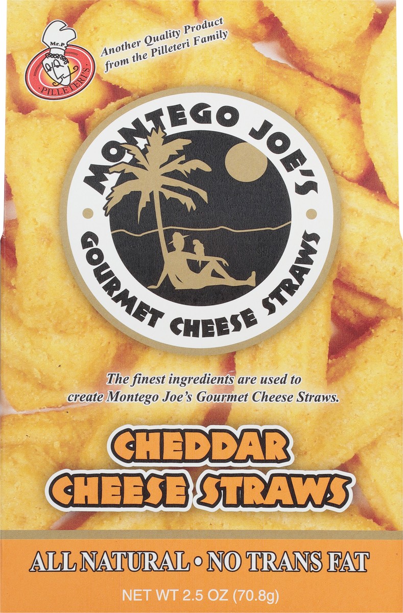 slide 4 of 9, Montego Joe's Cheddar Cheese Straws, 2.5 oz