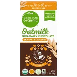 Simple Truth Organic Oatmilk Non-Dairy Chocolate Sea Salt And Caramel Candy Bar