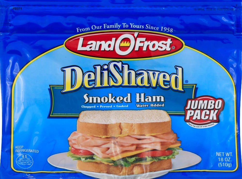 slide 2 of 2, Land O' Frost Deli Shaved Jumbo Smoked Ham, 18 oz