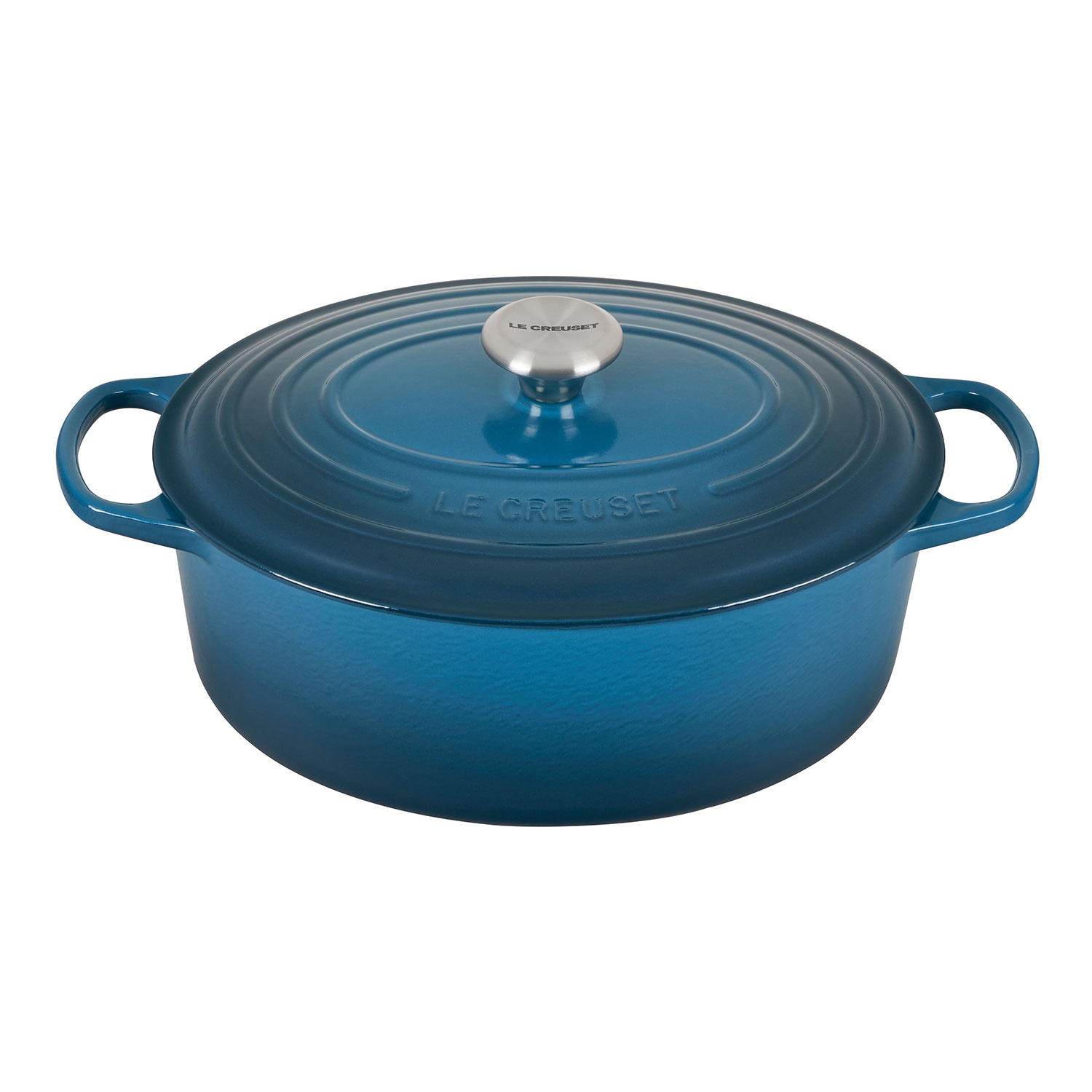 slide 1 of 1, Le Creuset Signature Oval Dutch Oven, Artichoke, 6.75 qt