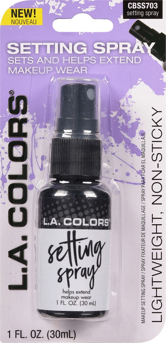 slide 6 of 9, L.A. Colors Setting Spray, SM