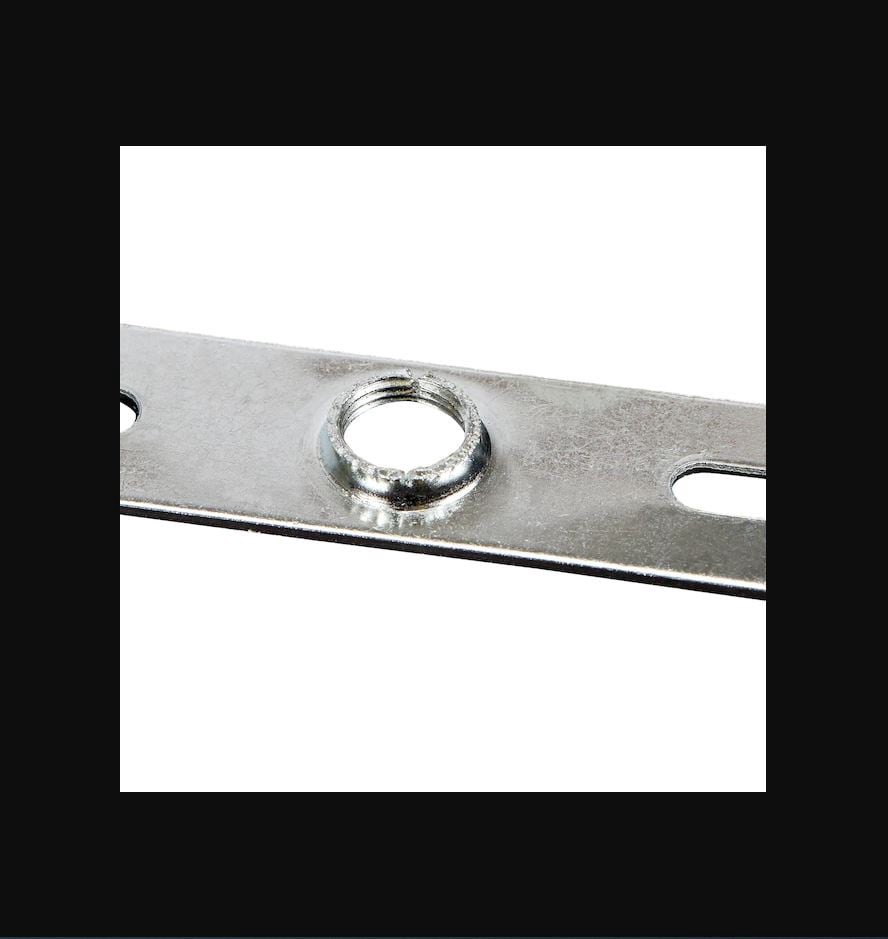 slide 3 of 5, Project Source 4-Inches Silver Metal Ceiling Light Mount, 1 ct
