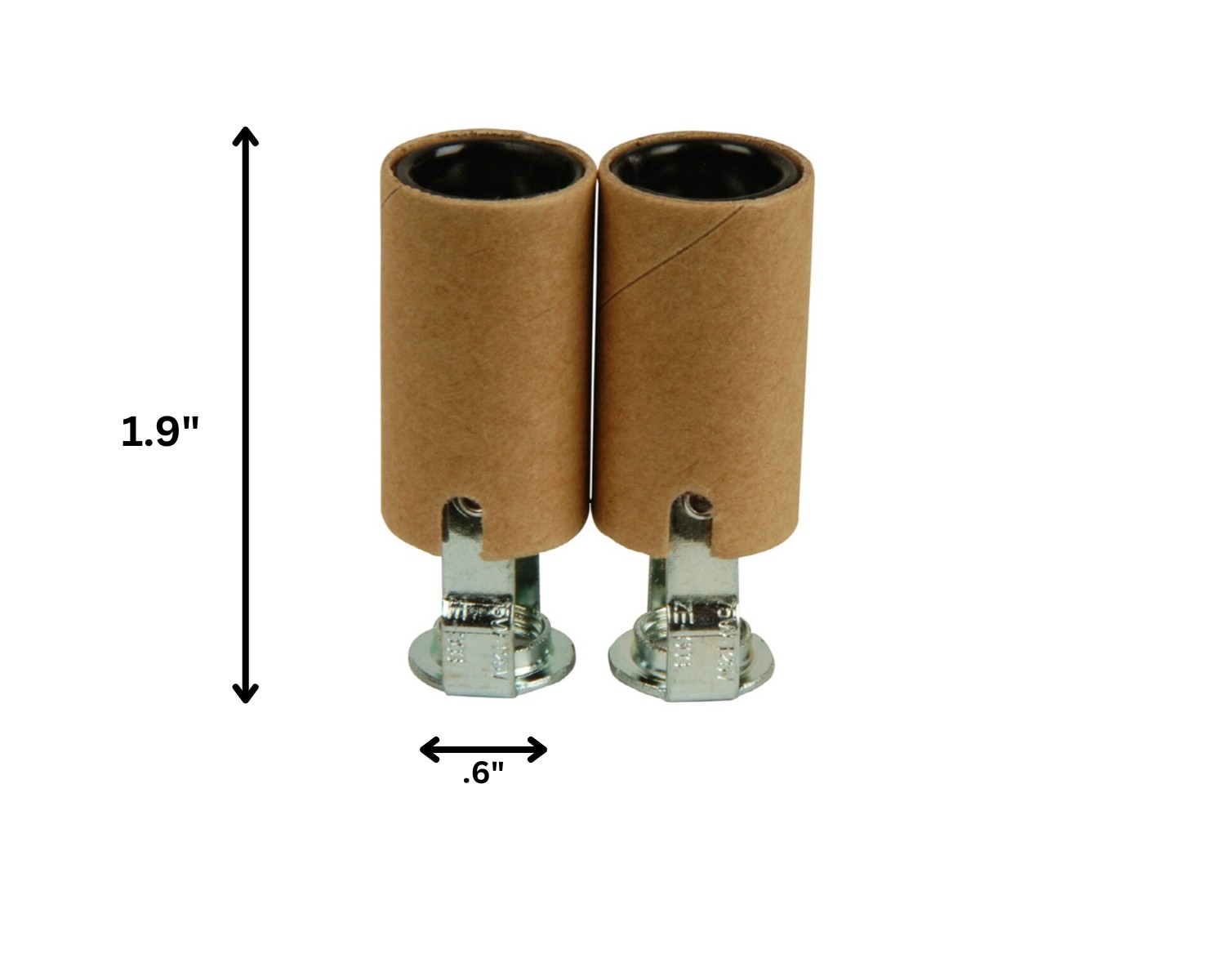 slide 4 of 4, Project Source 250 -Watt Plastic Keyless Lamp Socket , Brown, 1 ct